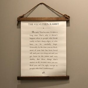 Hanging Canvas Word Art